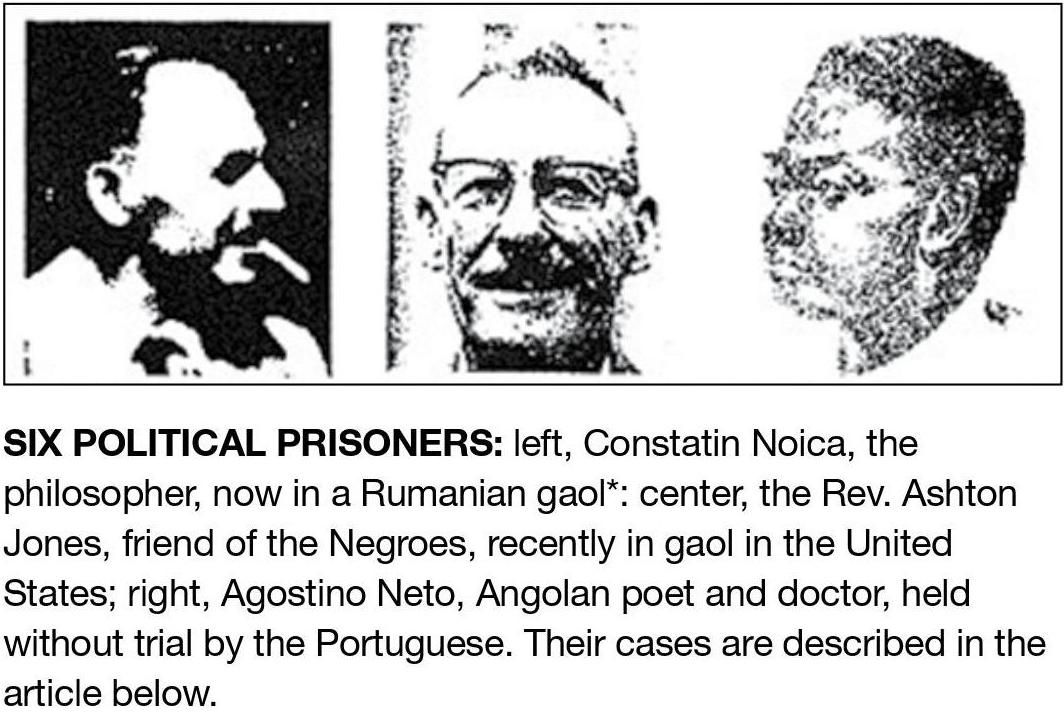 Zes vergeten gevangenen: uitsnede uit Observer-artikel